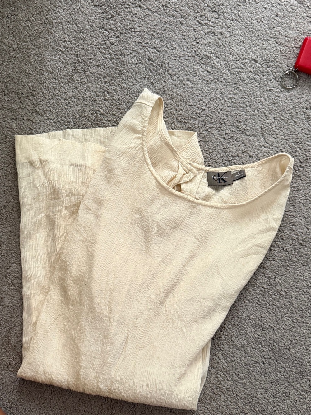 vintage Calvin Klein 100% silk blouse
